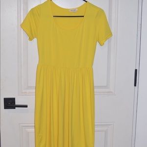 Yellow sun dress